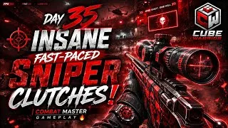 Thumbnail: 🎯 Day 28 – SNIPER DOMINATION! | Combat Master Gameplay 🔥 