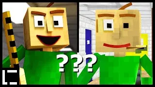 Thumbnail: "Baldi's Basics the Musical" BUT something's not right. (Minecraft Version)