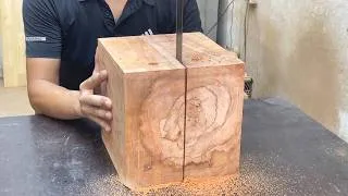 Thumbnail: The Young Man Showed Me A Great Invention // Transforming A Piece Of Wood Into A Perfect Masterpiece