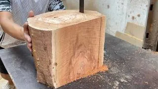 Thumbnail: An Incredibly Brilliant Invention By A Young Craftsman // Creating Masterpieces From Firewood.