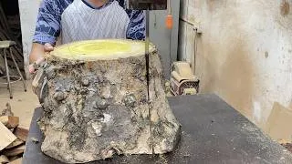 Thumbnail: A Young Man's Incredibly Unique Invention // Genius Skill Transforms Rotten Logs Into Masterpieces.