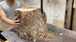 Thumbnail: The Talented Young Man And His Great Invention // Transforming A Piece Of Wood Into A Masterpiece.