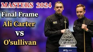 Thumbnail: Masters 2024 Final Frame Winning Moment||Ronnie O'sullivan vs Ali Carter || Cue Club 147