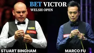 Thumbnail: Stuart Bingham vs Marco Fu Bet Victor Welsh Open|| Cue Club 147