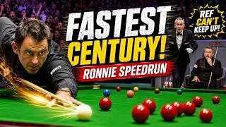 Thumbnail: Ronnie O’Sullivan’s Fastest Century Break Was Pure Madness