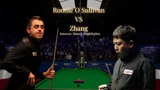 Thumbnail: Ronnie O'Sullivan vs Zhang🔥 | Epic Snooker Battle🎱 – Full Match Highlights!
