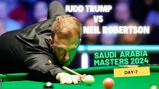 Thumbnail: 🔥 Judd Trump vs Neil Robertson | Part-2 | Saudi Arabia Masters 2024 | Intense Snooker Battle 🎱🏆
