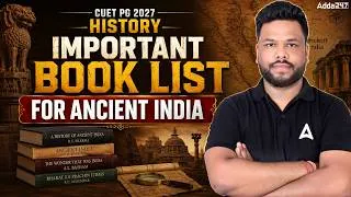 Thumbnail: Ancient History Important Books & Authors | CUET PG History 2027 | Most Important Books