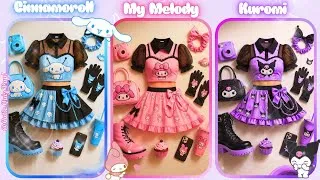 Thumbnail: :💜💙💗Kuromi vs Cinnamoroll vs My Melody🎀| Sanrio Style Battle!✨ #lisaorlena #fypシ゚viral #sanrio #cute