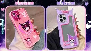 Thumbnail: Pink Kuromi vs Purple Kuromi 💗💜 | Lena vs Lisa Kawaii Edition! #kawaii #pink #purple #kuromi #cute
