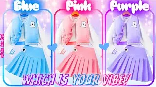 Thumbnail: 💖💙💜 Pink vs Blue vs Purple | Kawaii Vibe Outfit Battle! 🎀 (Which Aesthetic Wins?)