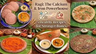 Thumbnail: Ragi: The Calcium & Iron Powerhouse | 5 Healthy Recipes for Stronger Bones