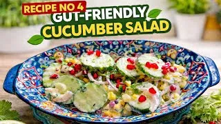 Thumbnail: Gut Friendly Cucumber Curd Salad | 30 Healthy Salad Recipes series 