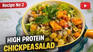Thumbnail: High PROTEIN CHICKPEA( Chhole )Salad Recipe | 30 Healthy Salad Recipe series |Weight loss recipe
