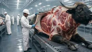 Thumbnail: 🐃 Inside the World's Most Advanced Buffalo Farm 🥛 Automated Milk Production Process