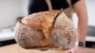 Thumbnail: Explosive Oven Spring from One of the Easiest Sourdough Recipes I’ve Mixed by Hand