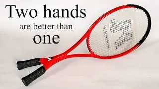 Thumbnail: The Genius of the Two-Handled Tennis Racket