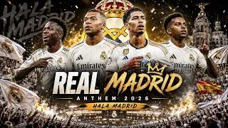 Thumbnail: REAL MADRID ANTHEM 2026 👑 | Hala Madrid | Mbappé, Vini Jr., Bellingham & Rodrygo
