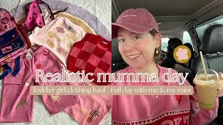 Thumbnail: Realistic toddler mumma day | Toddler girls clothing haul | Full day with me and my mini ⭐️🎀