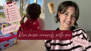 Thumbnail: Mumma errands vlog | Hauls, coffee dates, new hair, mum things 🫧🎀✅