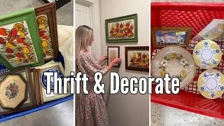 Thumbnail: THRIFT + DECORATE WITH ME!! vintage furniture flips, creating a gallery wall + my mom's style bundle