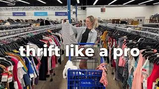 Thumbnail: THRIFT WITH ME + sharing all of my thrifting tips