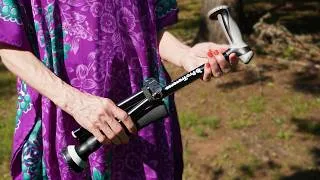 Thumbnail: Foldable Walking Cane with Stand-Up Handle