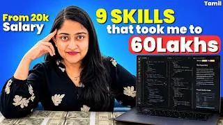 Thumbnail: Simple🔥Only 9 Skills I used to get 60Lakhs Salary❤️Software Engineer(Tamil)