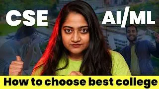 Thumbnail: CSE vs AI/ML🔴How to choose the best college after 12th?  | Modern College campus tour