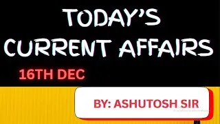Thumbnail: CURRENT AFFAIRS TODAY