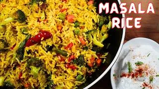 Thumbnail: EASY VEGETABLE MASALA RICE | Fragrant Indian Spiced Rice In Minutes
