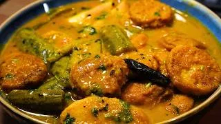 Thumbnail: Turn LENTILS Into DELICIOUS CURRY | BENGALI Dal Borar Jhol (VEGAN)