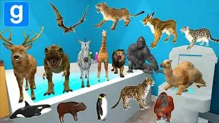 Thumbnail: I Spartan Kicked Every Animal Into a GIANT BATHROOM… You Won’t Believe What Happened! (GMod)
