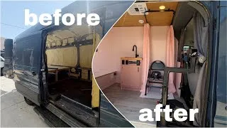 Thumbnail: Title:From Empty Van to Wheelchair Accessible Camper | Ford Transit Van Conversion