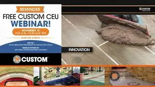 Thumbnail: Custom Building Products Webinar Series: Sound Attenuation Membranes for Ceramic Tile & Stone