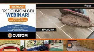 Thumbnail: Custom Building Products Webinar Series: Grout -Your Choice Really Matters