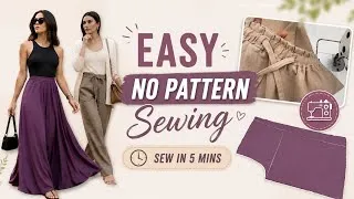 Thumbnail: No Pattern Needed: 2 Easy Summer Pants Every Beginner Can Sew
