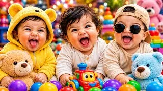 Thumbnail: Baby Laughing Compilation 😂👶 | Cutest Baby Giggles, Funny Reactions & Happy Moments | Funny Babies