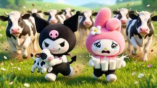 Thumbnail: Kuromi Learns a Hard Lesson After a Chaotic Day at the Dairy Barn | cute plush tales