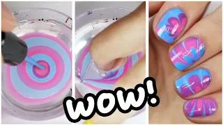 Thumbnail: Water Marble Nail Art Hack 2026 💅🏻 Easy & Fun Watermarbling Nail Design Compilation!