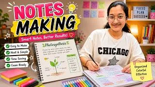 Thumbnail: 😱 NOTES MAKING Ka Sahi Tareeka! 📚✍️ | Mummy Ke Top Study Tips 🤯 | Jinni Dhwani | Cute Sisters