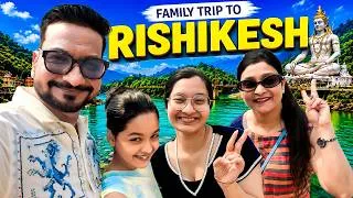 Thumbnail: 😱 TRIP TO RISHIKESH 🏔️🌊 | Laxman Jhula, Ganga Aarti & Market 😍 | Cute Sisters