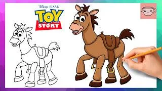Thumbnail: How To Draw Bullseye from Toy Story | Disney | Easy Drawing Tutorial