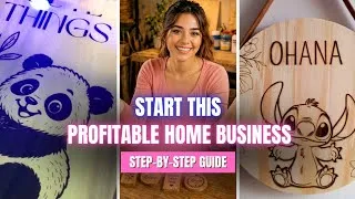 Thumbnail: Easy-to-start Wood Laser Engraving Small Business from Home (Low Budget!) 🚀 🌟
