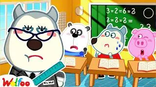 Thumbnail: When Mommy Becomes My Teacher! 😰 Funny School Story for Kids | Wolfoo Channel