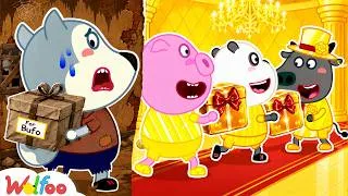 Thumbnail: NEW:  Rich Kids vs Poor Kids! Who Is a Real Friend?#2 | Cartoon for Kids | Wolfoo Channel