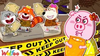 Thumbnail: Nancy Was Left Outside: Don't Cry Baby! Wolfoo's Sleepover Challenge | Wolfoo Channel
