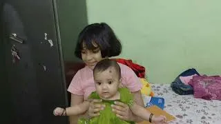 Thumbnail: My 6 months baby first food in a day\6 महीने के पहले दिन मैंने क्या खिलाया ayat को/ baby routine 