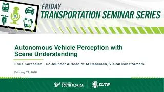 Thumbnail: Autonomous Vehicle Perception with Scene Understanding