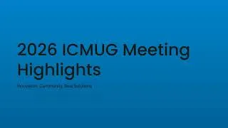 Thumbnail: 2026 InsightCM Users Group Meeting | Reliability, Condition Monitoring & Asset Performance